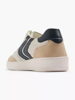 Witte Leren Retro Sneaker -Vanharen 2197646 H3