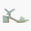 Groene Suéde Sandalette -Vanharen 2201273 H1