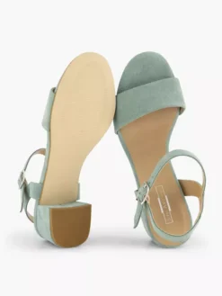 Groene Suéde Sandalette -Vanharen 2201273 H3