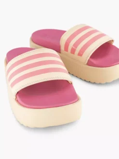 ADIDAS Beige Adilette Platform -Vanharen 2204537 H5