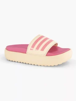 ADIDAS Beige Adilette Platform -Vanharen 2204537 H6