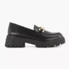 Zwarte Chunky Loafer Sierketting -Vanharen 2209512 H1