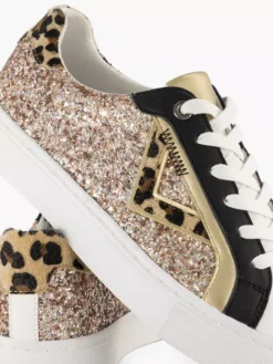 Gouden Sneaker Glitter -Vanharen 2217331 H5