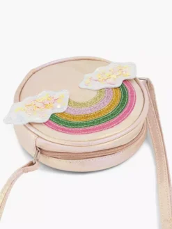 Roze Schoudertas Glitter -Vanharen 2219100 H4