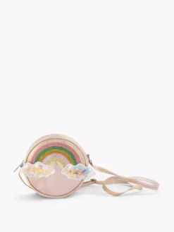 Roze Schoudertas Glitter -Vanharen 2219100 HL1