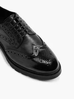 Zwarte Chunky Veterschoen -Vanharen 2221227 H2