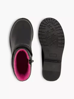 Zwarte Enkellaars Barbie -Vanharen 2221419 H3