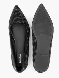 Zwarte Ballerina Steentjes -Vanharen 2226111 H3