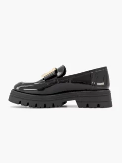 Zwarte Chunky Loafer Lak -Vanharen 2226599 H2