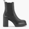 Zwarte Chelsea Boot Hoge Hak -Vanharen 2229685 H1