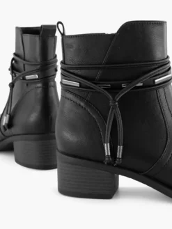 Zwarte Enkellaars -Vanharen 2230341 H5