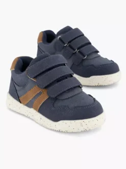 Donkerblauwe Sneaker Klittenband -Vanharen 2232498 H5