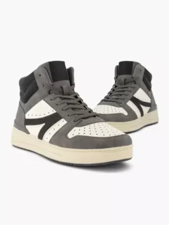 Donkergrijze Hoge Sneaker -Vanharen 2232555 H5