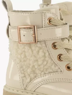 Off White Veterboot Teddy -Vanharen 2232674 H5