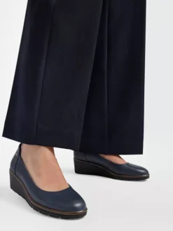 Donkerblauwe Pump Sleehak -Vanharen 2240014 H10