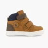 Cognac Hoge Sneaker Klittenband -Vanharen 2242476 H1