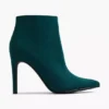 Groene Enkellaars Hoge Hak