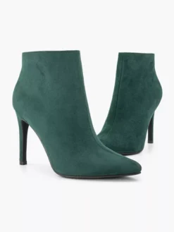 Groene Enkellaars Hoge Hak -Vanharen 2244322 H5