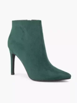Groene Enkellaars Hoge Hak -Vanharen 2244322 H6