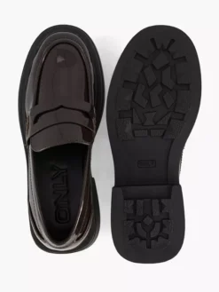ONLY Shoes Bruine Chunky Loafer Lak -Vanharen 2244635 H3