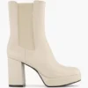 Beige Chelsea Hoge Hak -Vanharen 2244867 H1