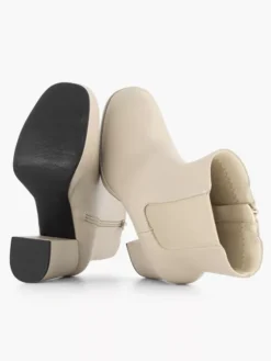 Beige Chelsea Hoge Hak -Vanharen 2244867 H4
