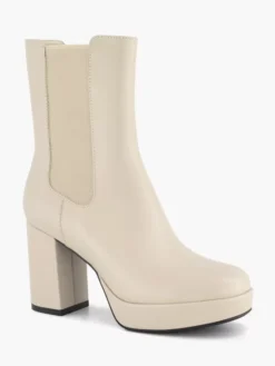 Beige Chelsea Hoge Hak -Vanharen 2244867 H6