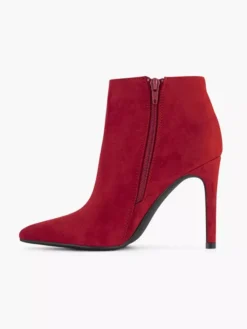 Rode Enkellaars Hoge Hak -Vanharen 2245401 H2