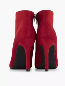 Rode Enkellaars Hoge Hak -Vanharen 2245401 H4