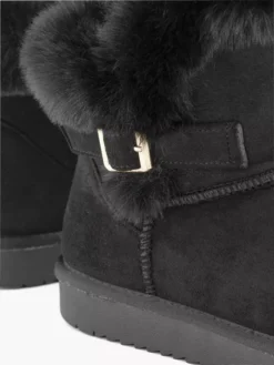 Zwarte Enkelboot Gevoerd -Vanharen 2245818 H5