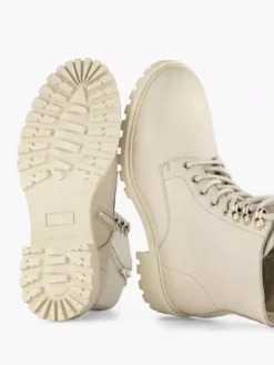 Off White Leren Veterboot -Vanharen 2246657 H3