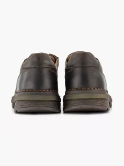 Donkerbruine Leren Veterschoen -Vanharen 2249549 H4