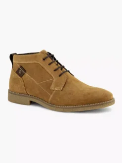 Beige Suéde Veterboot -Vanharen 2249568 H6