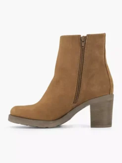 Cognac Suéde Enkellaars -Vanharen 2251062 H2