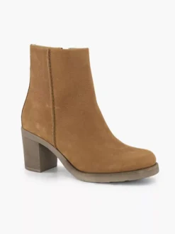 Cognac Suéde Enkellaars -Vanharen 2251062 H6