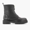 Zwarte Leren Bikerboot -Vanharen 2251357 H1