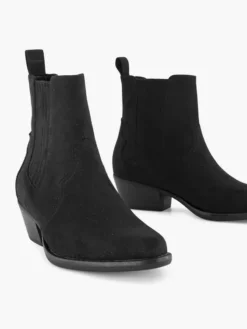 Zwarte Cowboy Enkellaars -Vanharen 2256448 H5