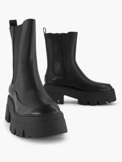 Zwarte Chunky Chelsea Boot -Vanharen 2257082 H5