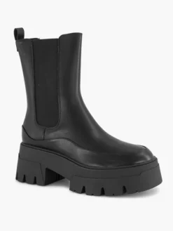 Zwarte Chunky Chelsea Boot -Vanharen 2257082 H6
